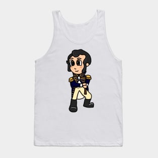 Chibi Stephen Decatur (Large Print) Tank Top